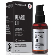 Beardbrand Beard Oil for Men with Jojoba Vitamin E Softens Stubble, Condi...