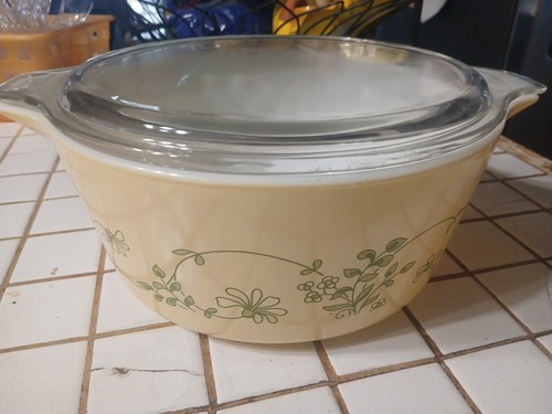 Pyrex Shenandoah 475-B 2,5 Liter Auflaufform mit Deckel Servierschüssel mit Griff