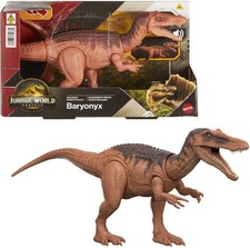 Mattel - Jurassic World: Rebirth Wild Roar Baryonyx Used Very Good Toy Figur