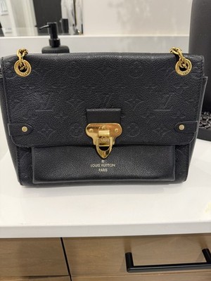 Louis Vuitton Vavin Shoulder Bag PM Black Leather