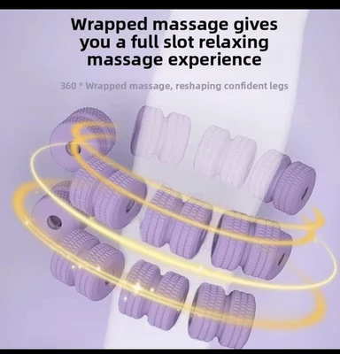 Newest 28 Wheel Annular Leg Clamp Massager Relax Massager Anti-cellulite - Image 1 of 4