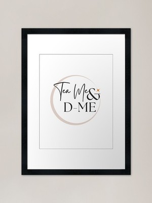 Tea Me &... Gerahmter Kunstdruck gerahmtes Wandbild Poster Leinwanddruck Bild