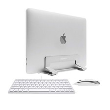 Macally Mini Wired Keyboard Mouse Combo and an Adjustable Vertical Laptop S...