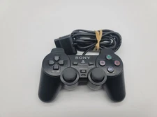 PlayStation 2 PS2 OEM Sony DualShock 2 Controller Black Authentic Tested