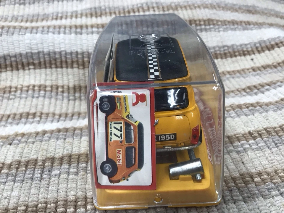 Polistil Mini Cooper S 1300 Rally Diecast escala 1:25 fundido a presión muy raro sin usar, en caja Foto 3 de 4