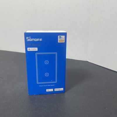 SONOFF Wifi Smart Light Switch,Matter Touch Wall Switch,with Night LED-indicator