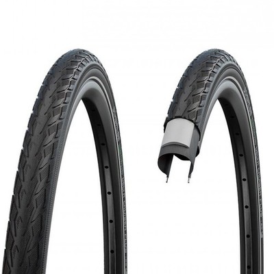 Rigid reflective bicycle tire DELTA CRUISER PLUS 28X1.40/700X35C HS431 ACTIVE PU