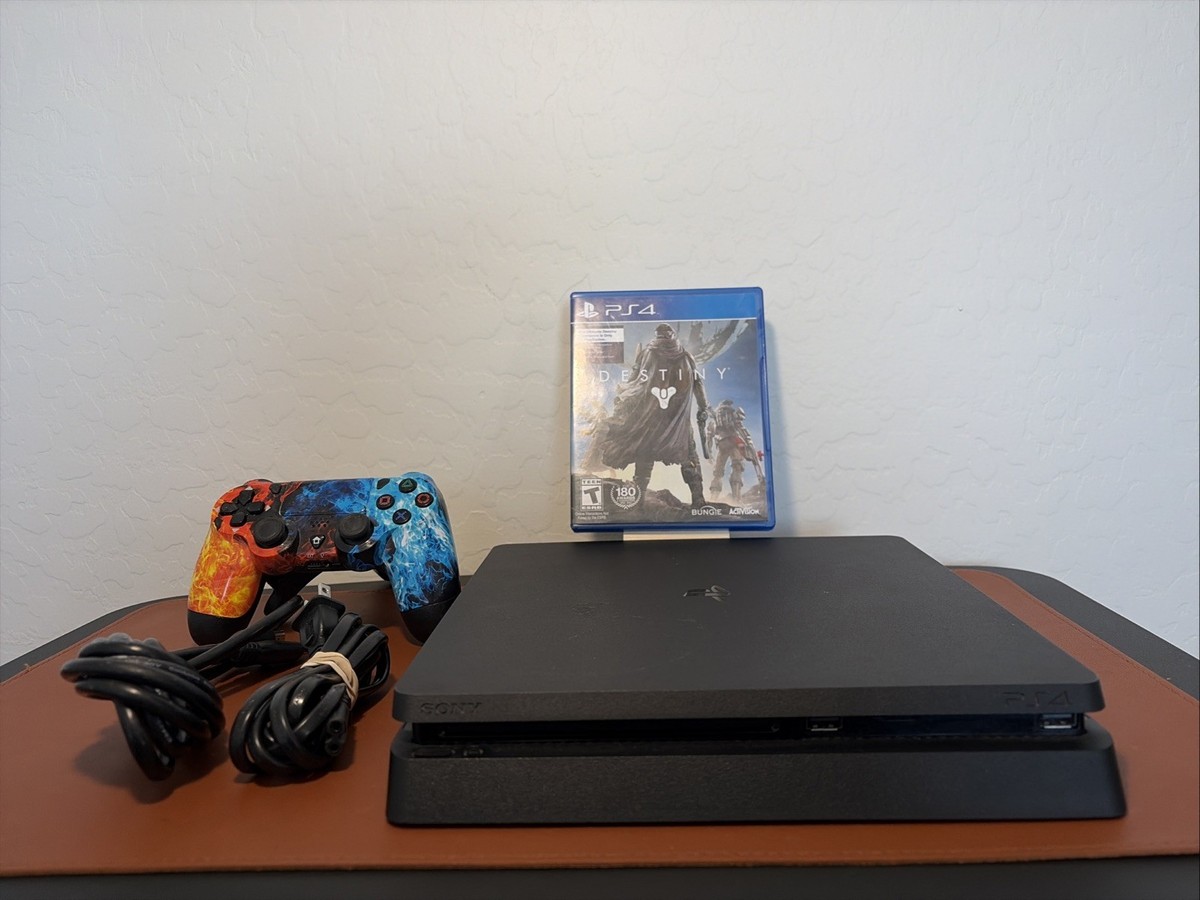Sony Playstation 4 PS4 Slim 1TB CUH-2215B Console Bundle - Black