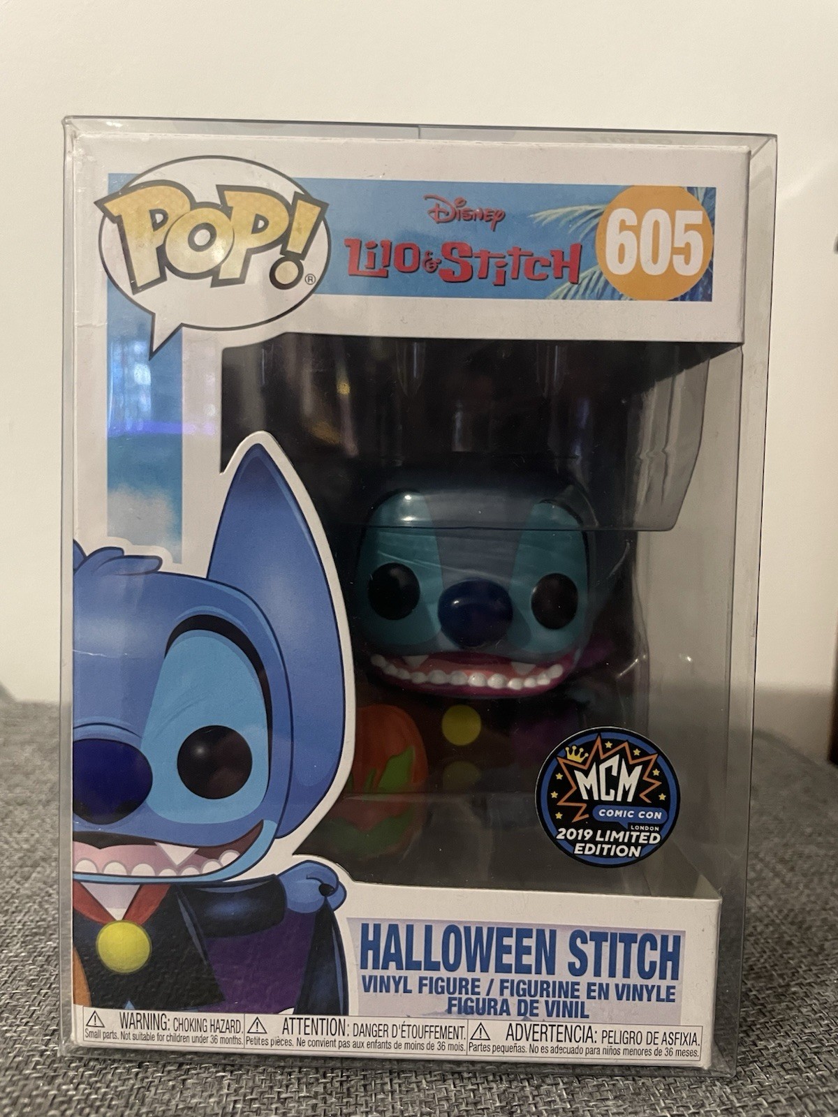 Halloween Stitch Funko Pop MCM Comic Con exclusivo de Londres 2019 LILO AND STITCH