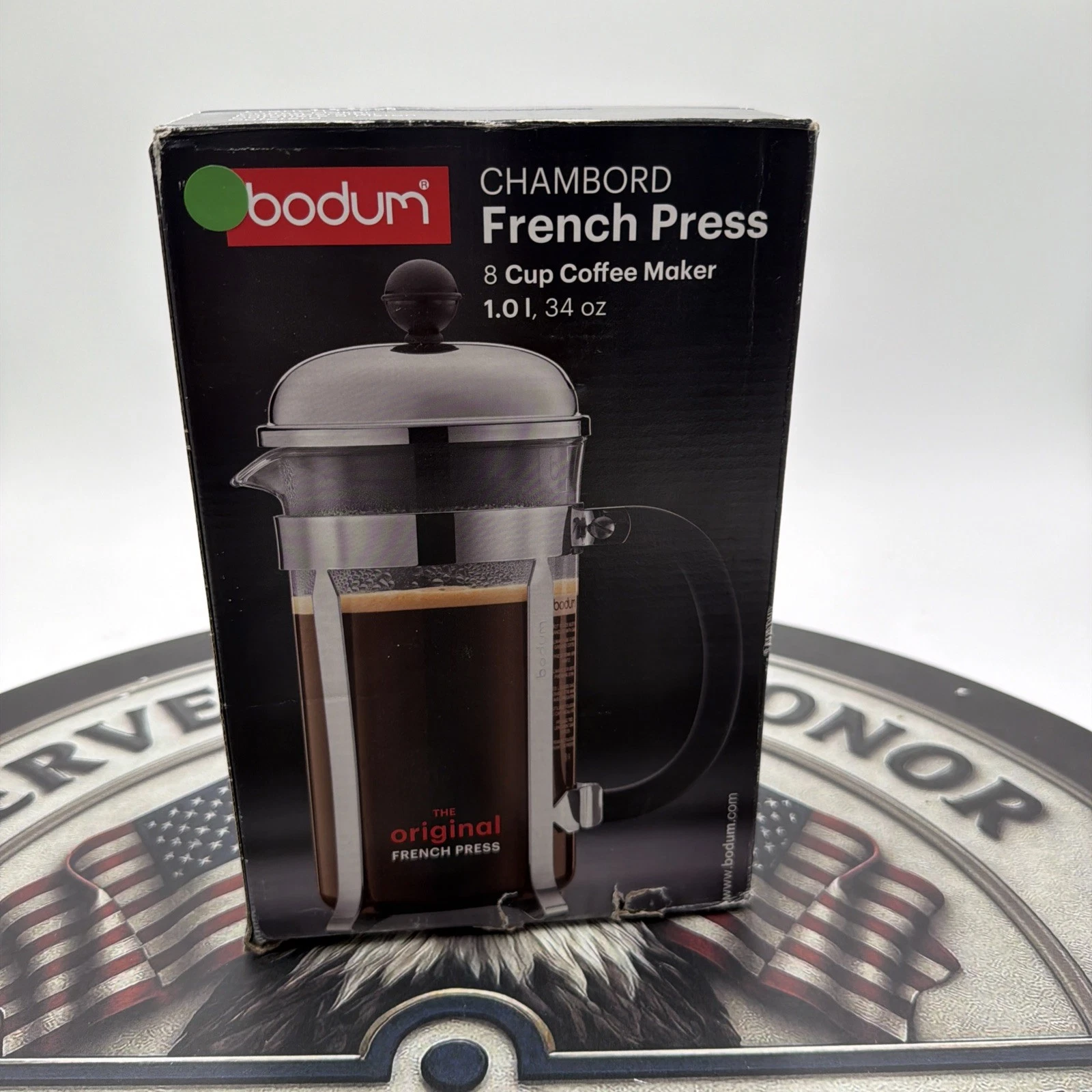 Bodum Chambord 8-Cup French Press Coffeemaker - Black