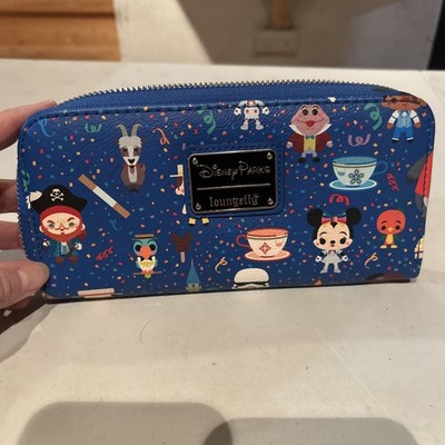 NWT 2020 Loungefly Disney Parks Chibi Wallet Castle Space Mountain Toads Mickey