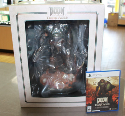 DOOM The Dark Ages Collector's Bundle PS5 Sealed Game and Steelbook included.