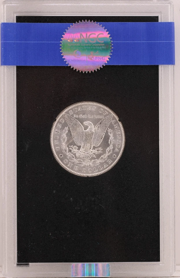 1882 CC Morgan Silver Dollar $1 NGC MS63 CAC (GSA Hoard) - Image 3 of 4