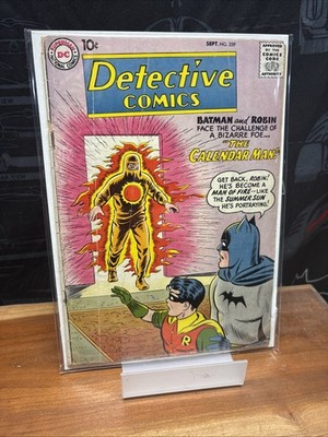 Detective Comics #259 1958 1st app. Calendar Man Rare Super Hero Batman Robin