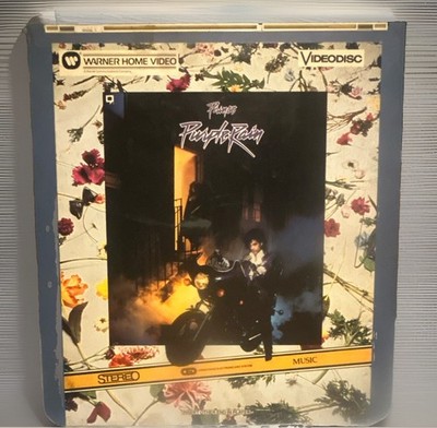 Rare Vtg Warner Home Video Purple Rain LaserDisc 1984 R Drama Music Dir. Albert