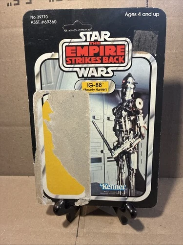1980 Kenner IG-88 32 Cardback Vintage Star Wars Empire Strikes Back Unpunched