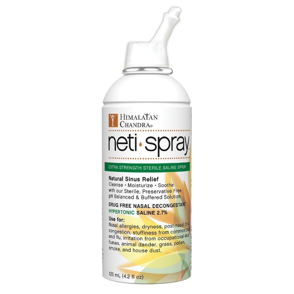 Гималайский спрей Chandra Neti Extra Strength Hypertonic Adult больше соли 42 унции 3690₽