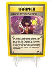 Pokemon Card Sabrina's Psychic Control 121/132 Gym Challenge Set Vintage NM on eBay