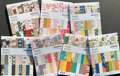 Simple Stories Mega Set of 7 Paper Pads 6x8