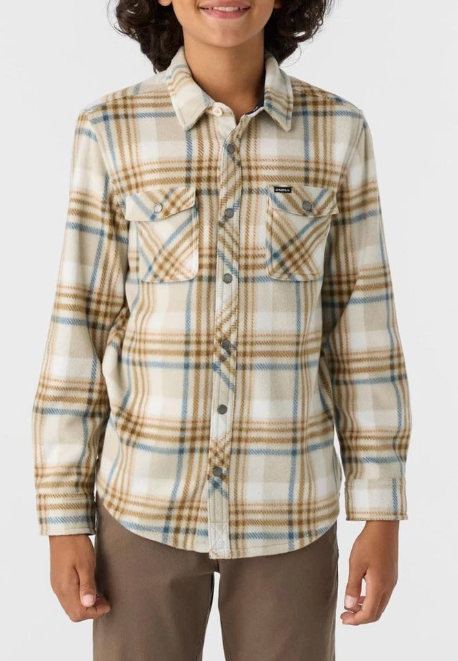 Camisa de franela Oneill Glacier súper polar para hombre talla XL a cuadros manga larga NUEVA Foto 2 de 4