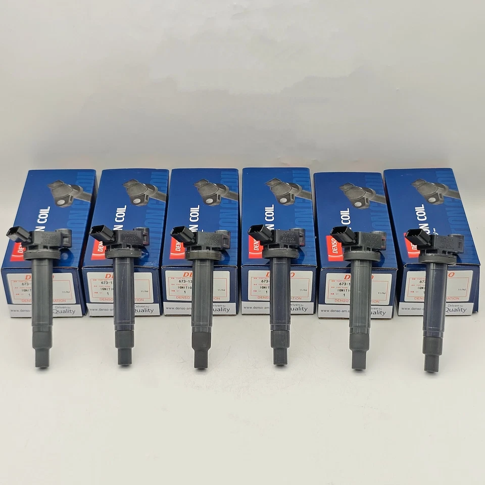6X DENSO Ignition Coil 90919-02234 For 1999-2010 Toyota Lexus 3.0L 3.3L 673-1301 - Изображение 3 из 4