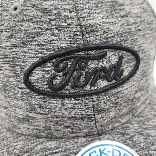 NEW! FORD QUICK-DRY Officially Licensed Gray Snapback Hat One Size Gray - Picture 4 of 11
