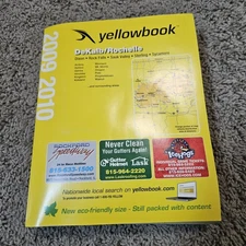 Yellowbook Phone Book DeKalb Rochelle Illinois 2009 2010