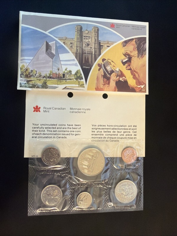 1982 Royal Canadian Mint Uncirculated Coin Set