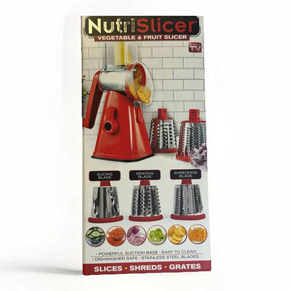 Cortadora de verduras y frutas NutriSlicer - rebanadas, trituraciones y rejillas Foto 3 de 4