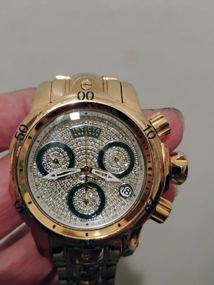 Invicta Gold Plated Case Women Quartz Wristwatches for sale  display picture 1