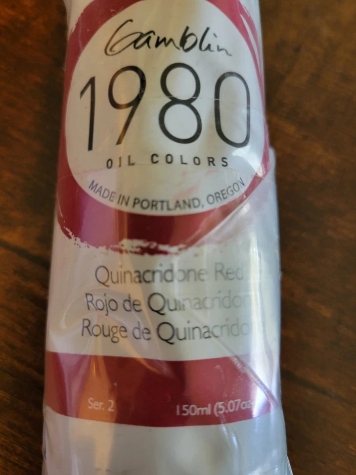 Gamblin 1980 Oil Colors - Red (Rojo, Rouge) - Image 3 of 3