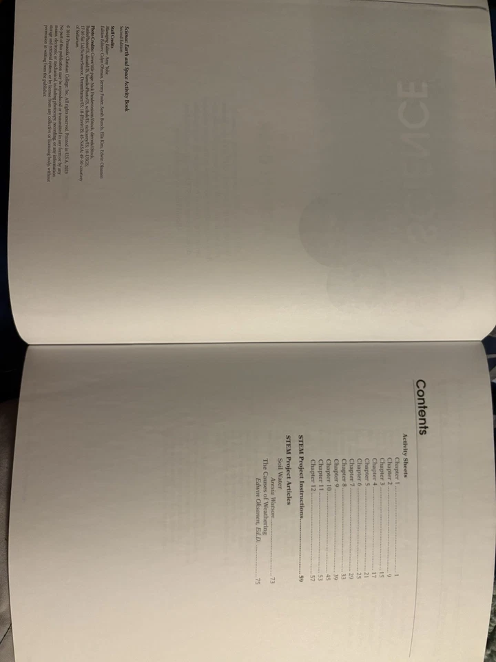 Abeka Science Earth and Space Activity and Stem Project Book - Image 3 of 3