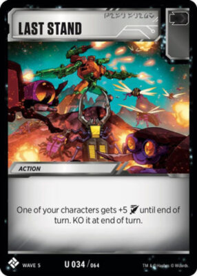 Transformers TCG: Last Stand [Mint/NM] from set Titan Masters Attack Autobot, De