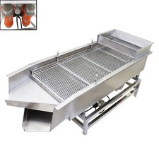 Linear Vibrating Screen Straight Vibrating Sieve Shaker Two Layers 10&5mm Screen