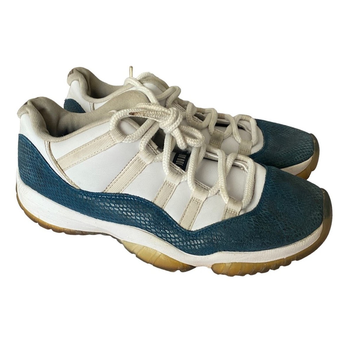 Nike Air Jordan 11 Low Snake skin Navy (2019) size 9 mens | eBay display picture 3