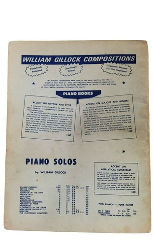 vintage 1966 willis music co. solo repertoire for the young pianist by william g - Picture 2 of 2