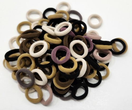100 Pcs Baby Hair Ties, Seamless Cotton Toddler Hair Ties for Girls and Kids - Picture 3 of 3