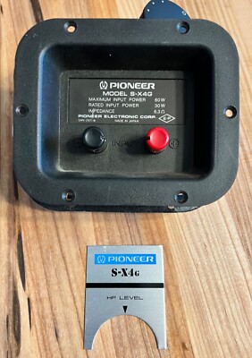 Pioneer Model: S-X4G Speaker Crossover with Pad and Label