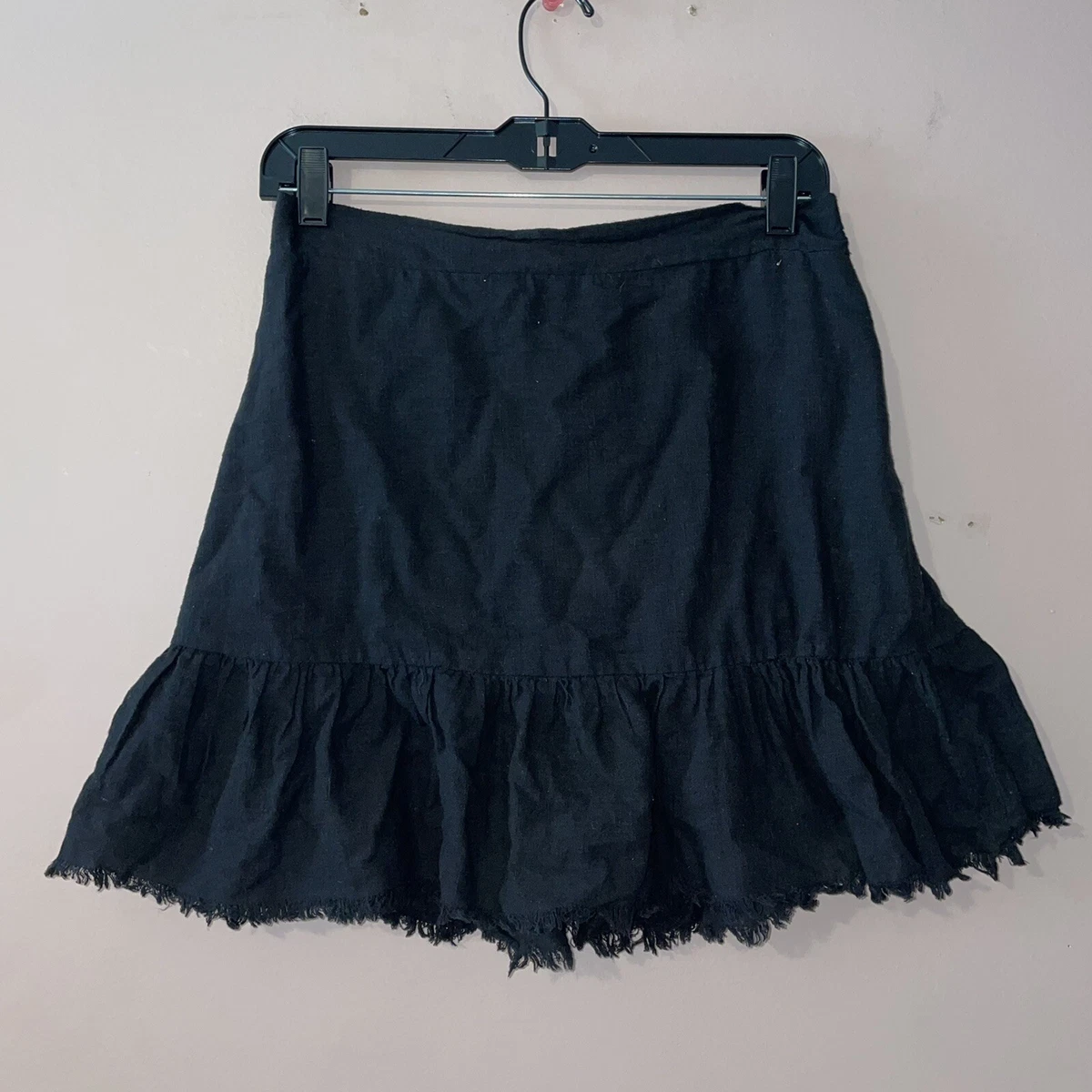 Cotton on black ruffle clearance skirt