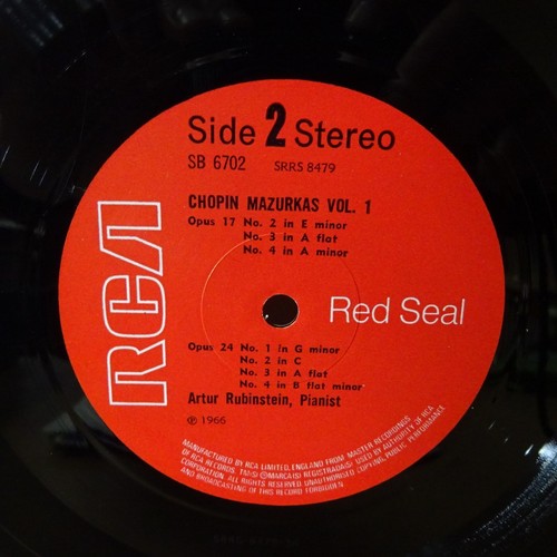 SB 6702-4 CHOPIN MAZURKAS ARTUR RUBINSTEIN RCA STEREO 3LP EX - Picture 7 of 14