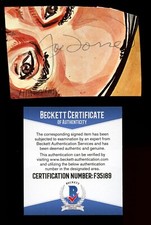 Joe Torre signed autograph auto 2x3.5 small cut BC Beckett Certified BAS