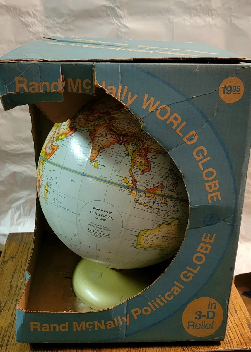 Rand McNally & Co. Antique World Globes & Celestial Globes for