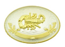 Scorpion Zodiac Belt Buckles New Men Women Western Cowboy REAL Rodeo Gold Metal