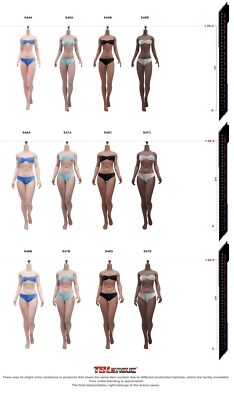 1/6 TBLeague S26B Dark Brown Skin Aisa Girl 12'' Action Figure Body