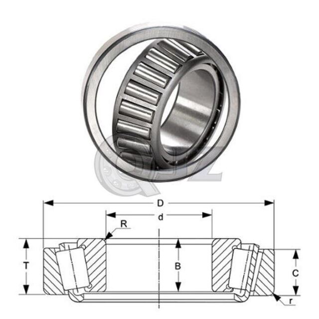 2x JM718149-JM718110 Tapered Roller Bearing QJZ Premium Free Shipping Cup /& Cone