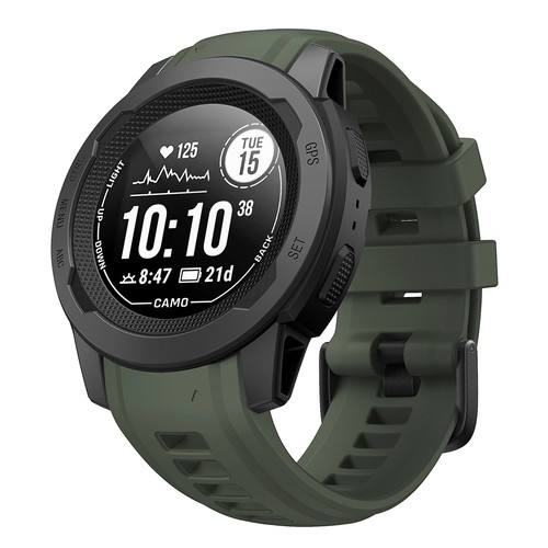 Sports Silicone Replacement Watch Band Strap Bracelet For Garmin Instinct 2/2S - Picture 12 of 21