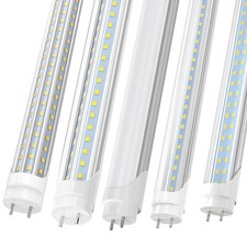 4FT T8 G13 LED Tube Light Bulbs 22W 60W 6000K Bi-Pin T8 LED Shop Lights Garage