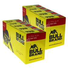 Bull Brand Ultra Slim Filter Tips 160s x 20 (3200 Filter Tips)