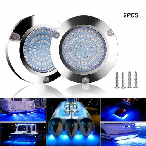 2Pcs 90LED Marine Boat Yacht Lights Courtesy Lights Stair Deck Garden Lamp