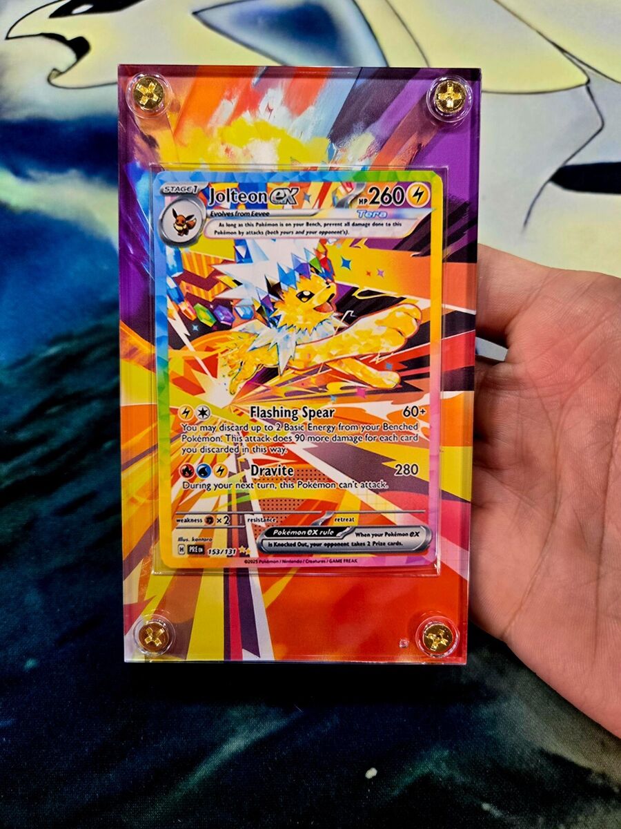 Pokemon Card Jolteon EX SIR 153/131 Prismatic Evolutions Pokemon Card Jolteon EX SIR 153/131 Prismatic Evolutions